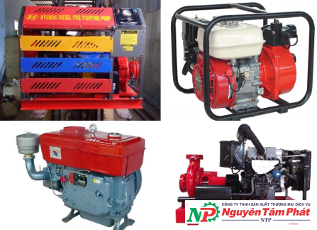 Động cơ diesel được ứng dụng trong nhiều thương hiệu máy bơm chữa cháy
